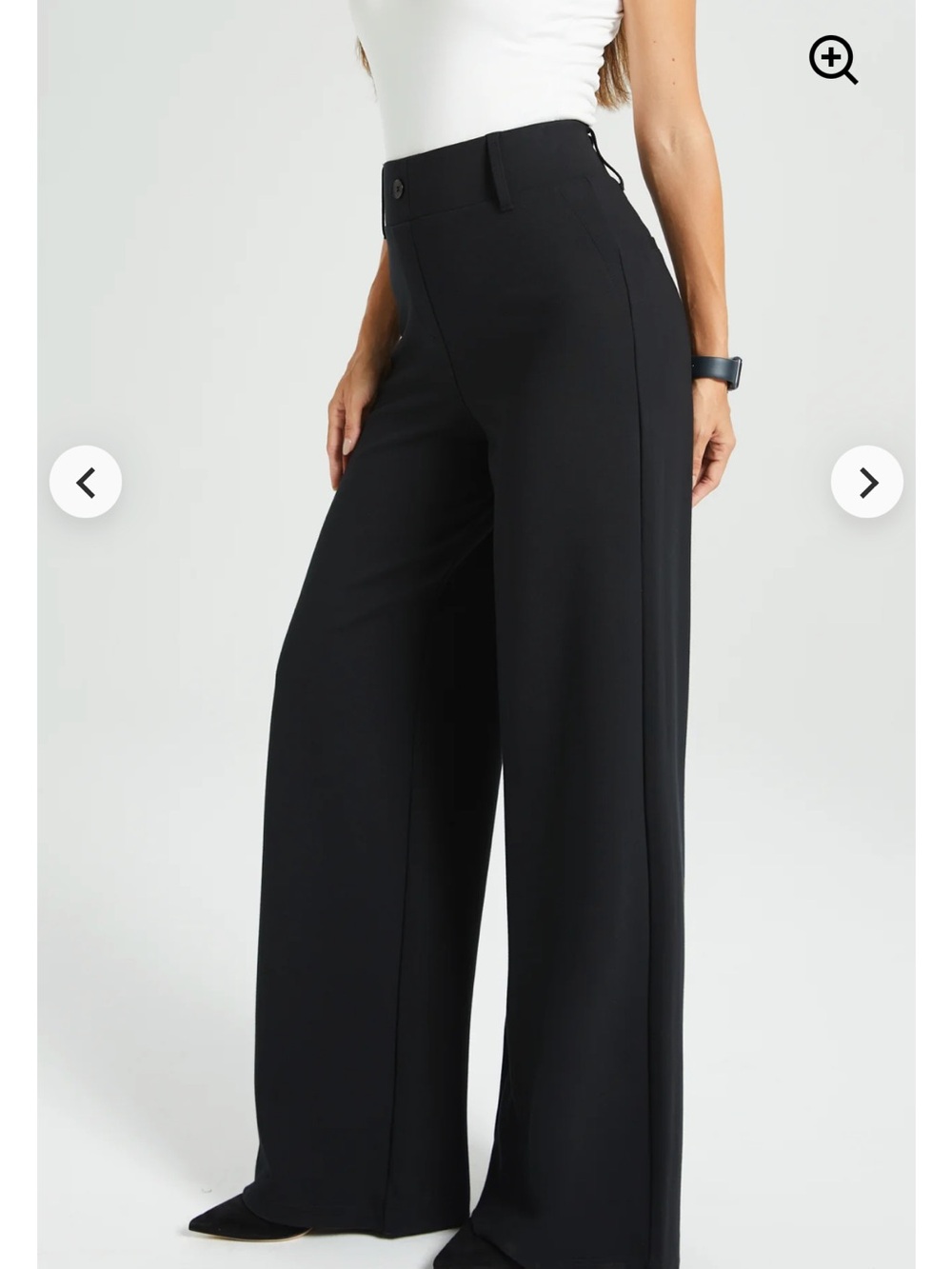 INC International Concepts Black Wide-Leg Pants for Women